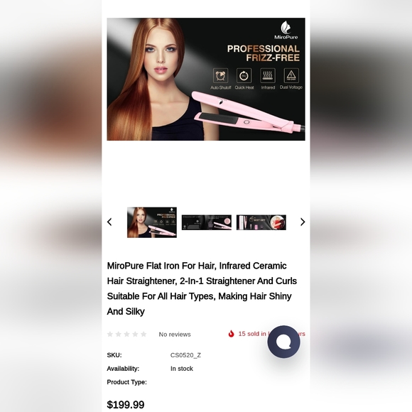 miropure Other - Miropure hair straightener